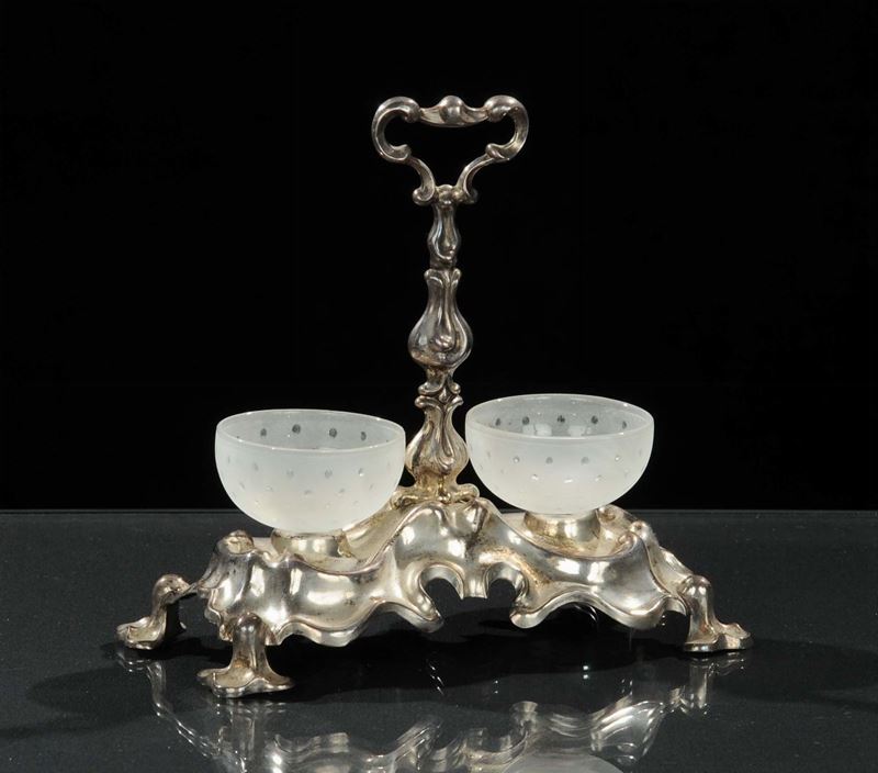 Saliera Luigi Filippo in argento  - Asta Antiquariato e Dipinti Antichi - Cambi Casa d'Aste