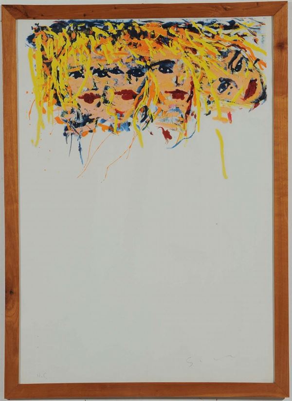 Mario Schifano (1934-1998) Volti femminili