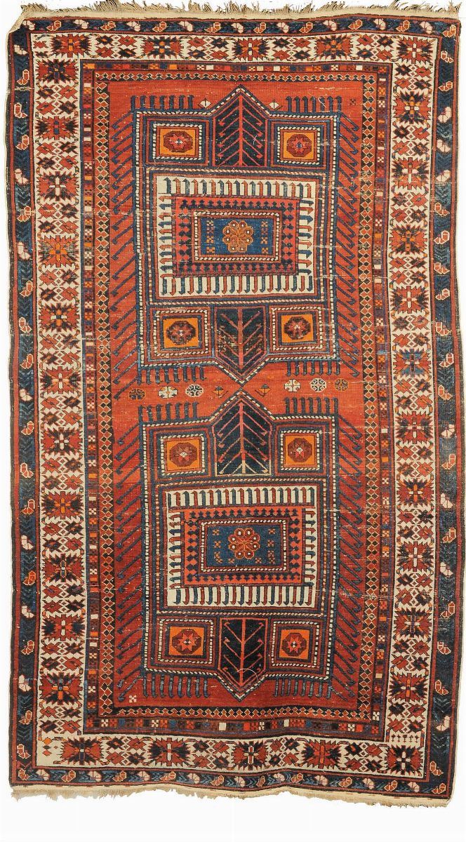 Tappeto caucasico Shirvan, fine XIX secolo  - Asta Antiquariato e Dipinti Antichi - Cambi Casa d'Aste