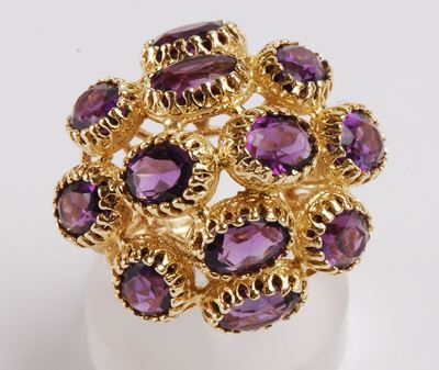 Anello con Ametiste