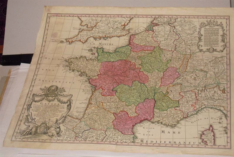 Suetter, M. - Guilielmum de Isle Gallia  - Auction Antiquariato e Dipinti Antichi - Cambi Casa d'Aste