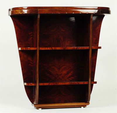 Console Deco Interamente Lastronata in Noce e Radica