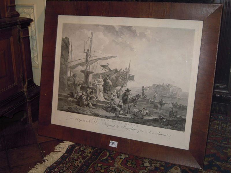Berghen Aliamet Antico porto di Genova  - Auction Antiques and Old Masters - Cambi Casa d'Aste