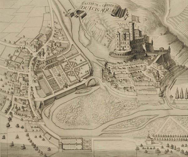 Stampa raffigurante Dolceacqua