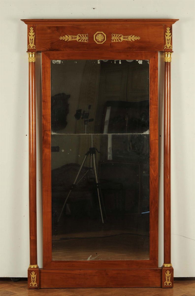 Console Impero in Noce, XIX Secolo