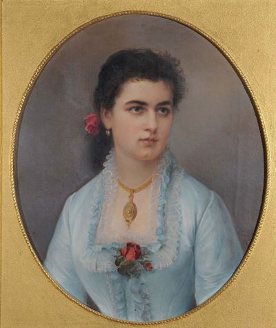Anonimo del XIX Secoloritratto Femminile