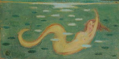 Cornelio Geranzani (1880-1955)stagno e Sirenetta