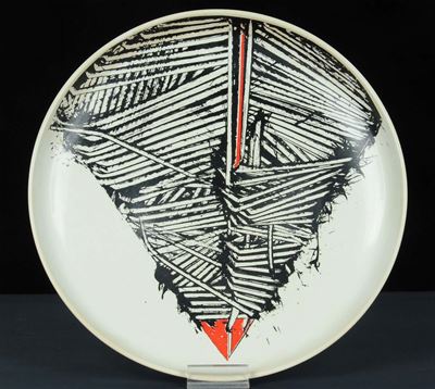 Emilio Scanavino (1922-1986)piatto - Multiplo