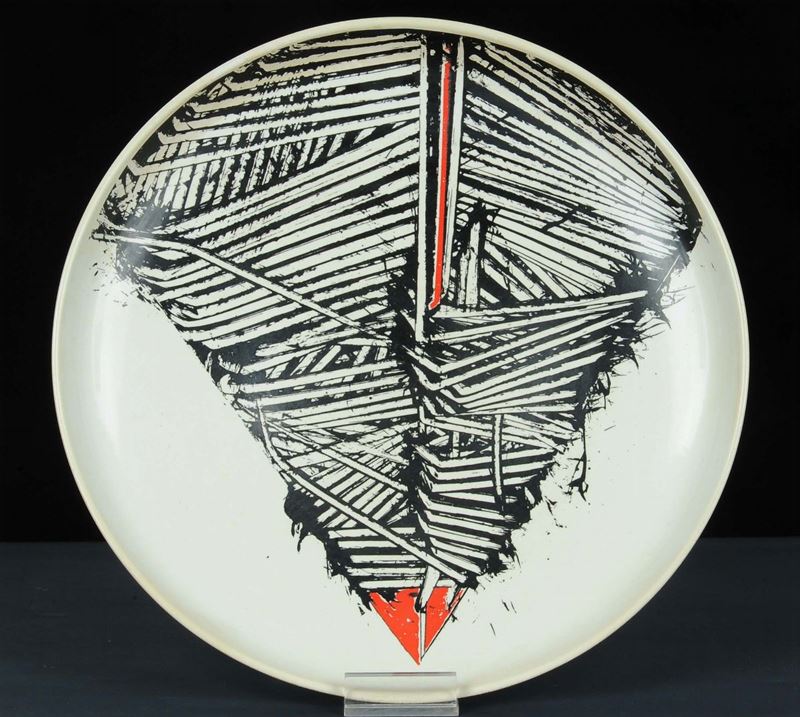 Emilio Scanavino (1922-1986)piatto - Multiplo