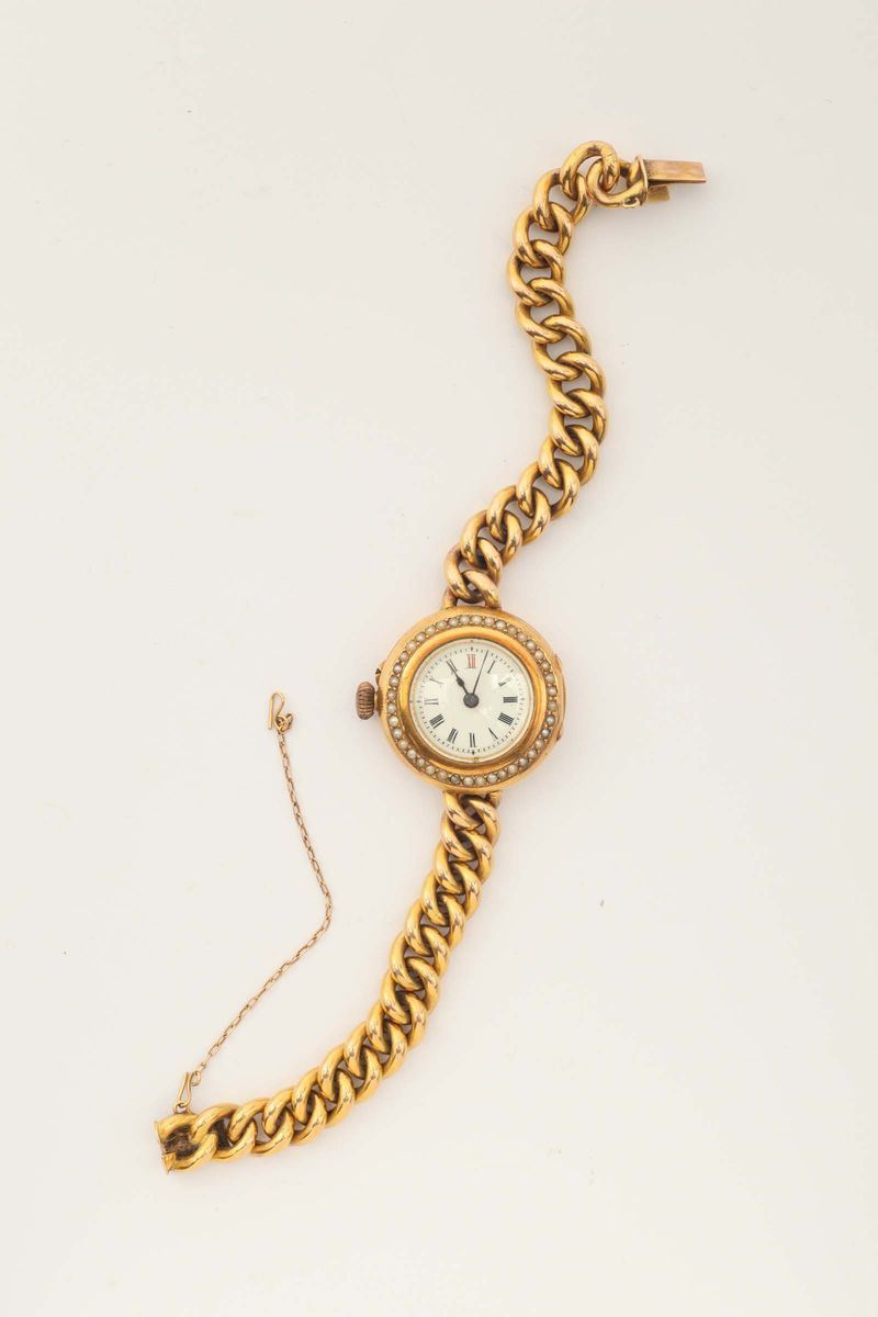 Orologio da polso per mancini  - Auction Silvers, Ancient and Contemporary Jewels - Cambi Casa d'Aste