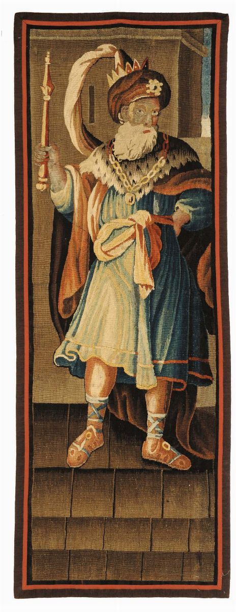Arazzo fiammingo, XVII secolo  - Auction Old Paintings and Furnitures - Cambi Casa d'Aste