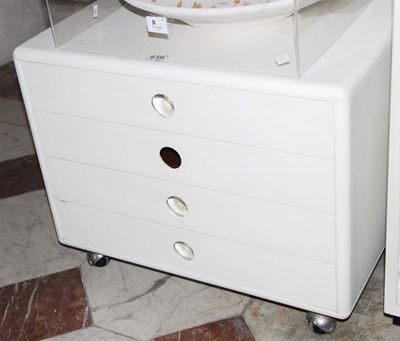 Tecno - Varedo Cassettiera Bianca a Doppia Colonna
