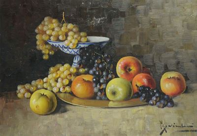 M. Garimbertinature Morte con Frutta