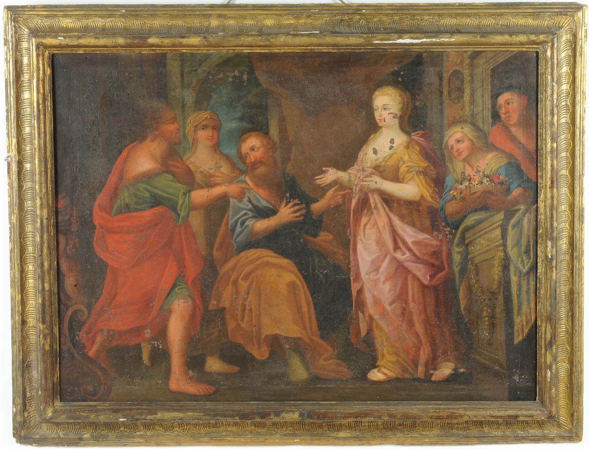 Scuola del XVIII Secolofigure in Interno