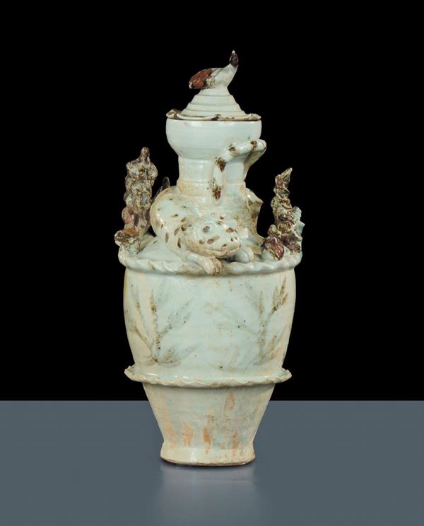Urna cineraria in terracotta, epoca Song (960-1279)