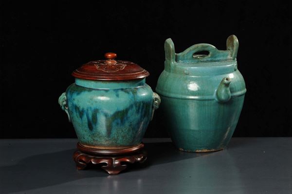 Vaso in terracotta, Cina XVIII secolo