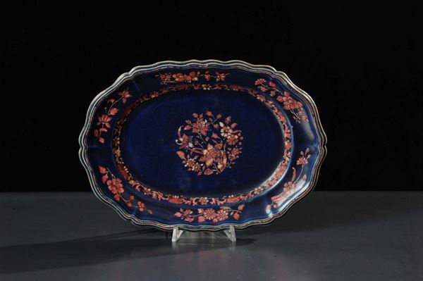 Vassoietto in porcellana, Cina XVIII secolo