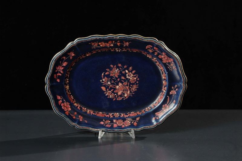 Vassoietto in porcellana, Cina XVIII secolo  - Auction Oriental Art - Cambi Casa d'Aste