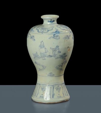 Vasetto Meiping in Porcellana, Epoca Ming (1368-1644)