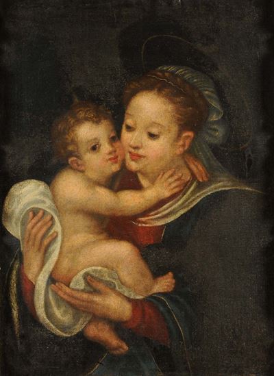 Scuola del XVII Secolomadonna con Bambino