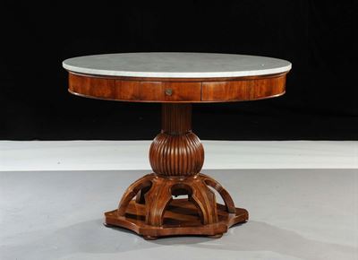 Tavolo Circolare Carlo X, XIX Secolo
