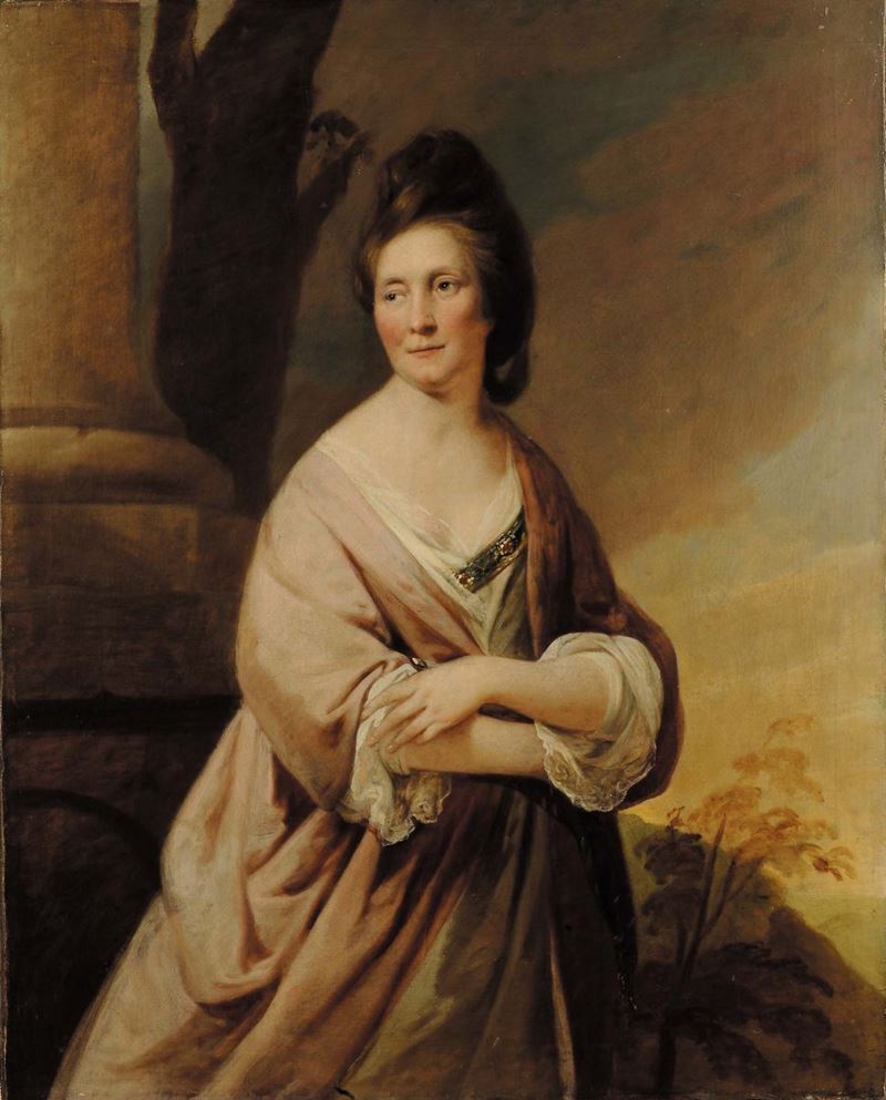 Scuola del XIX secolo Ritratto femminile  - Asta Antiquariato e Dipinti Antichi - Cambi Casa d'Aste