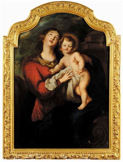 Scuola del XVII Secolomadonna con Bambino
