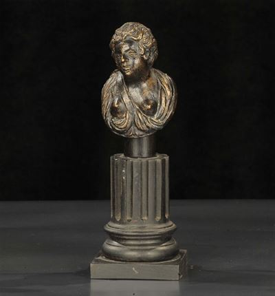 Piccolo Bustino in Bronzo, XIX Secolo