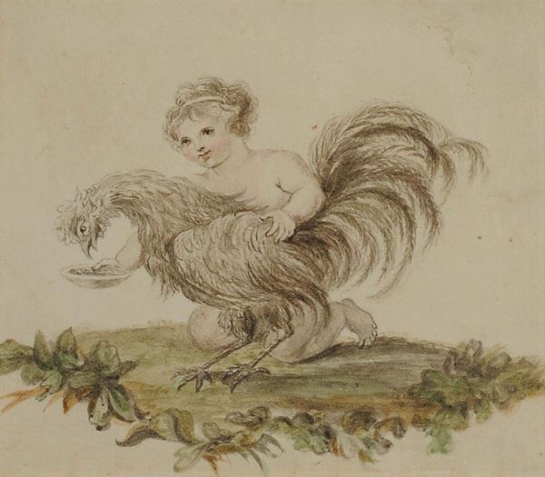 Scuola del XVIII secolo Bambini al lavoro