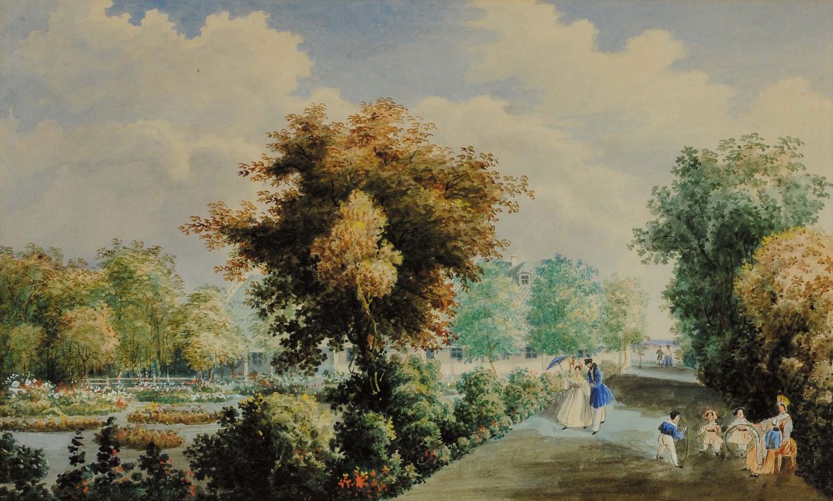 Carlo Bossoli (1815-1884)paesaggi con Figure