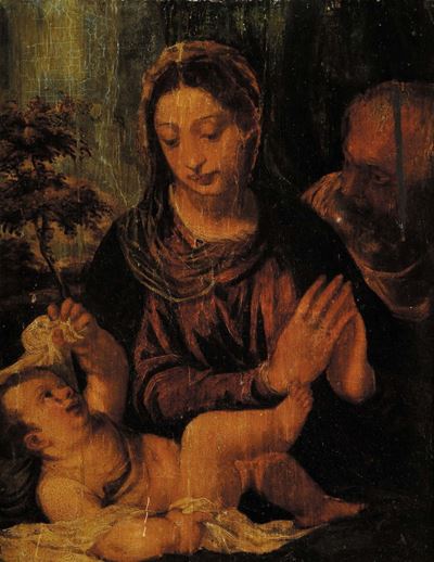 Bonifazio Veronese (1487-1553)sacra Famiglia