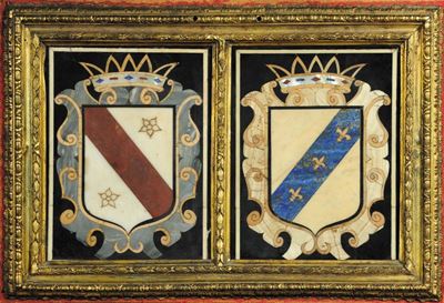 Pannello in Marmi Policromi, XVIII Secolo