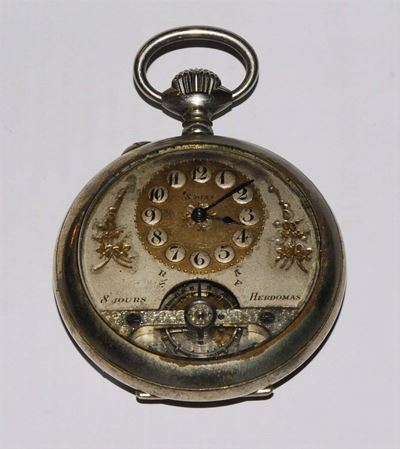 Orologio da Tasca in Argento, Hebdomas 1900-1910