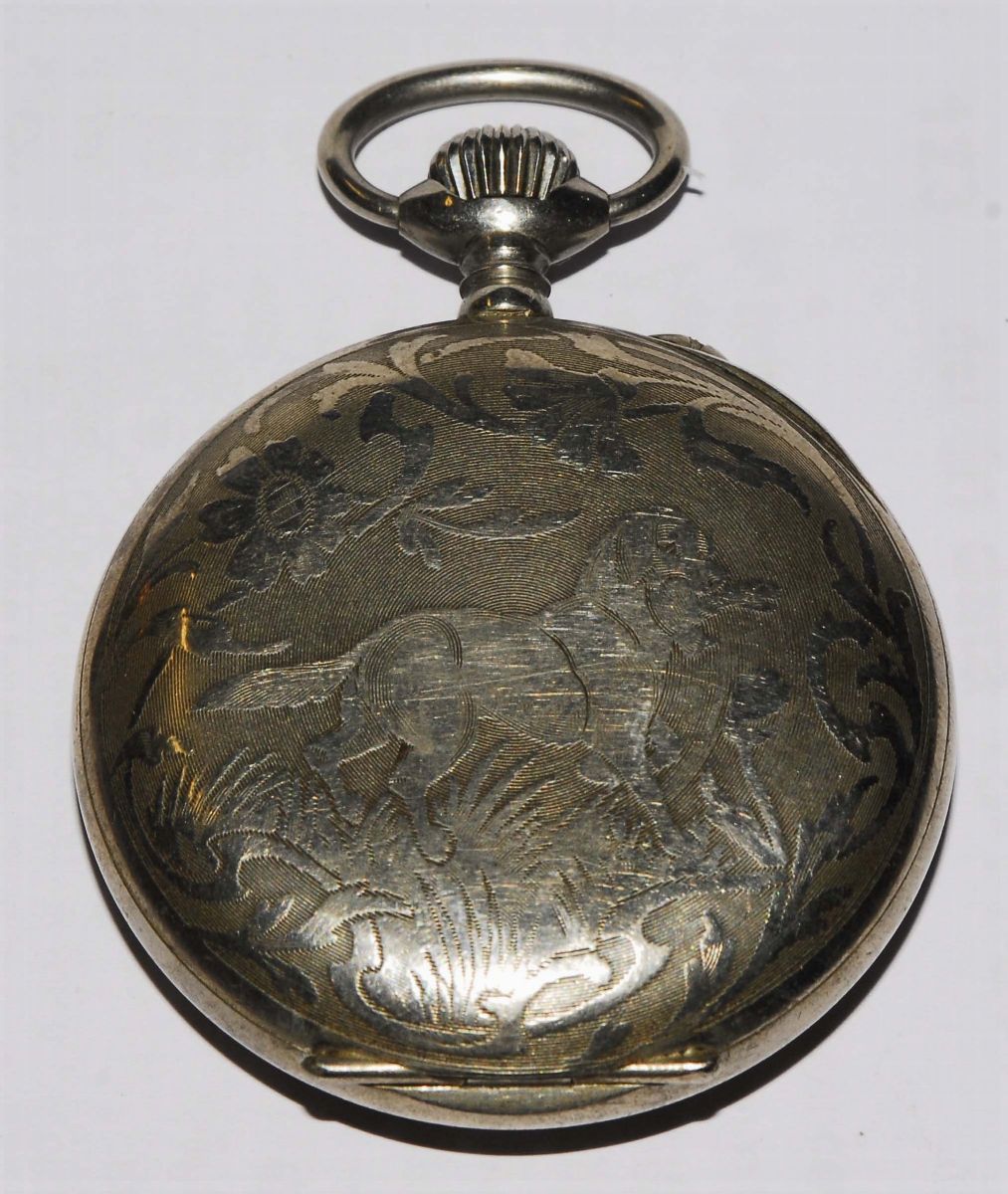 Orologio da Tasca in Argento, Hebdomas 1900-1910