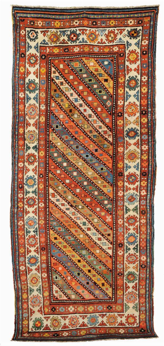 Kilim caucasico, fine XIX secolo 
