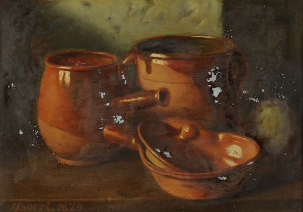 G. Borri Natura morta, 1874