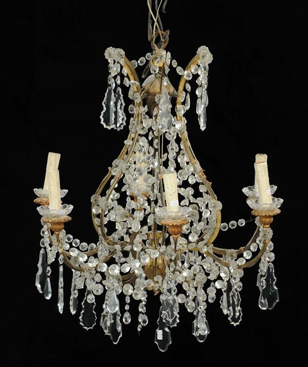 Lampadario a sei luci, XX secolo