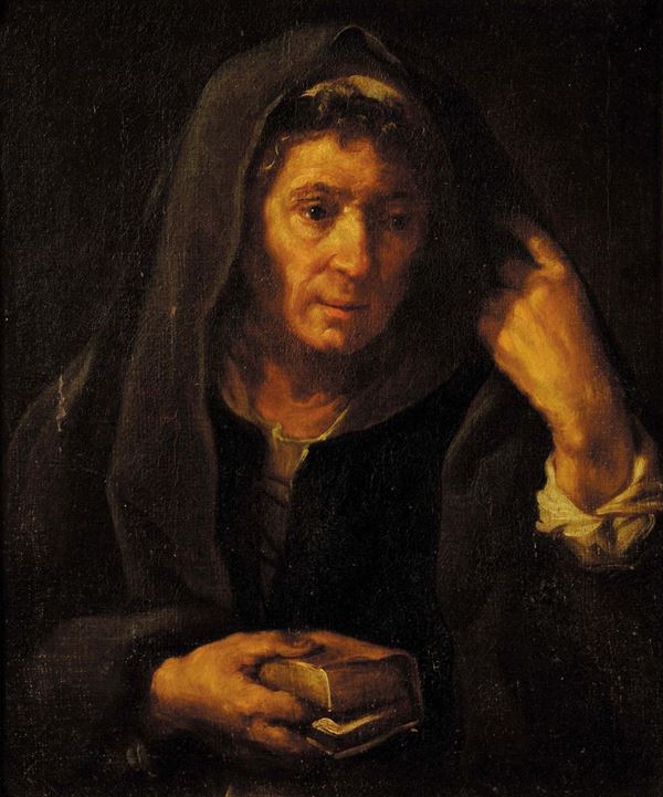 Bernardo Monsu (1624-1687), attribuito a Figura femminile