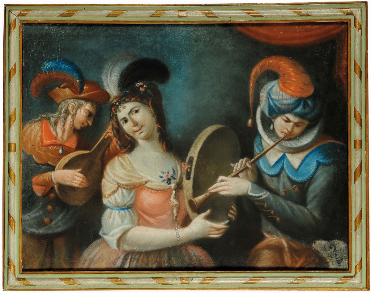 Scuola Veneziana del XVIII Secoloscene Allegoriche