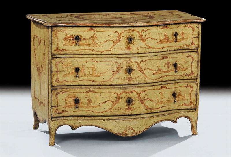 Cassettone Luigi XV, Genova XVIII secolo  - Auction Old Paintings and Furnitures - Cambi Casa d'Aste