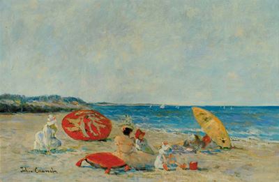 John Cranch (1806-1891)veduta Costiera