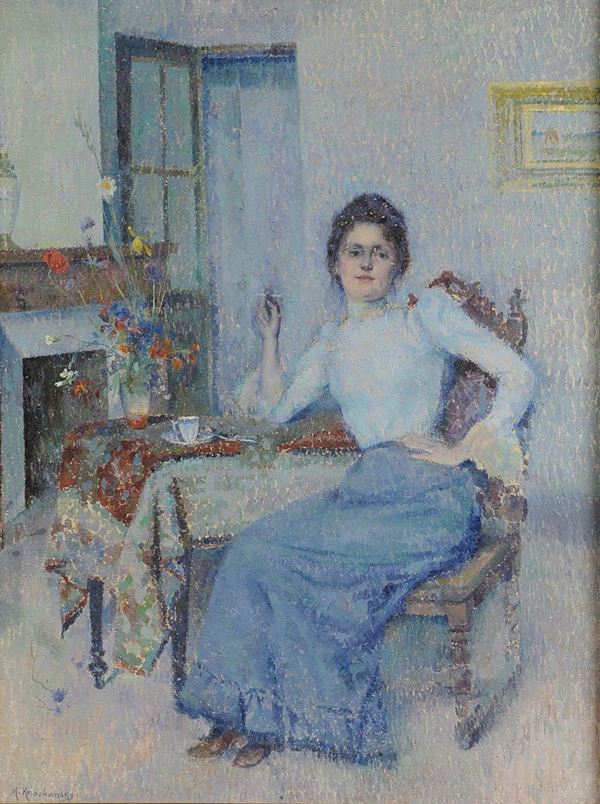 Michel Korochansky (1866-1925) Nel salotto
