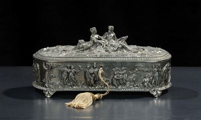Portagioie in Peltro, Fine XIX Secolo,