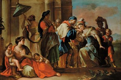 Francesco De Mura (1696-1782)scena Biblica