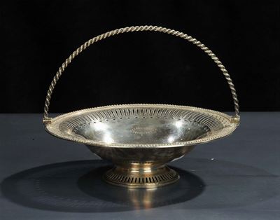Cestino in Argento Sheffield, 1854