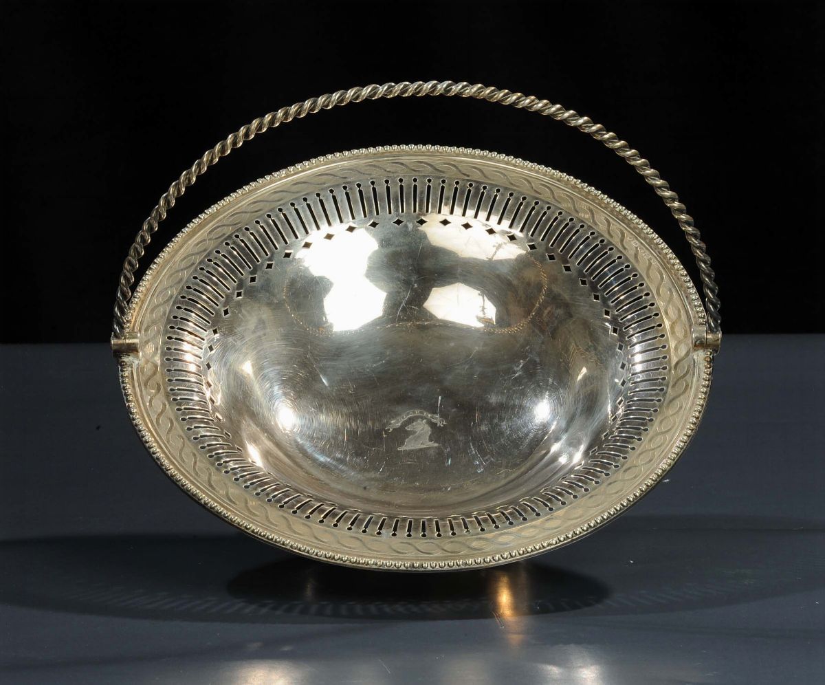 Cestino in Argento Sheffield, 1854