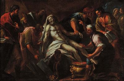 Scuola Napoletana del XVIII Secolola Morte di Seneca