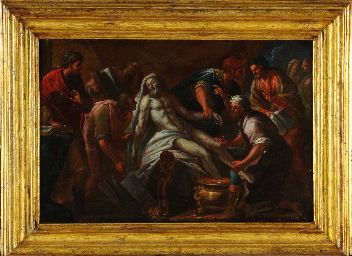 Scuola Napoletana del XVIII Secolola Morte di Seneca