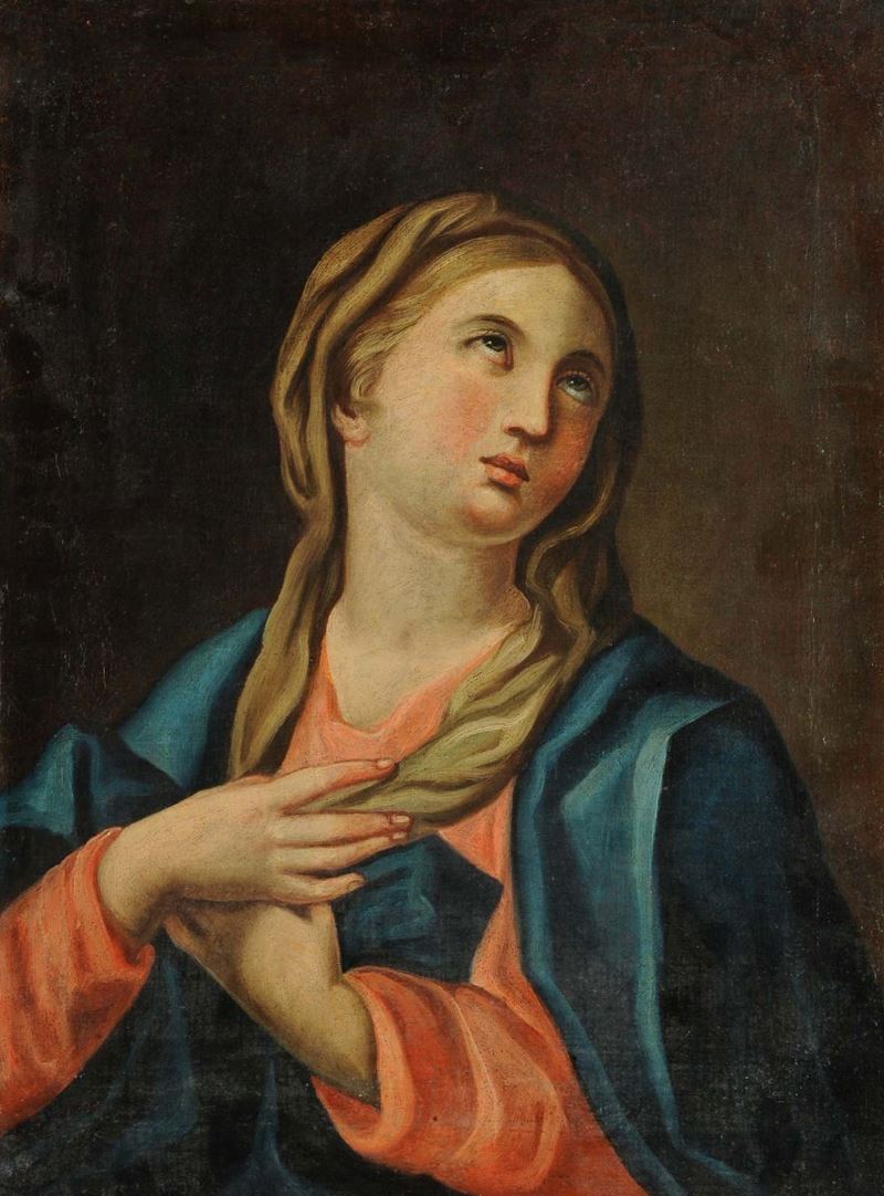 Scuola Emiliana del XIX secolo Madonna  - Auction Old Paintings and Furnitures - Cambi Casa d'Aste