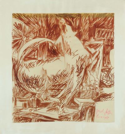 Pericle Fazzini (1913-1987)astratto, 1967